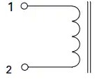 Schematic - Eaton HFW High-Current Flat Wire Inductors